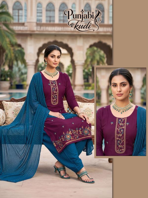 Desi kudi punjabi kudi 3pcs kurtis wholesale online in surat